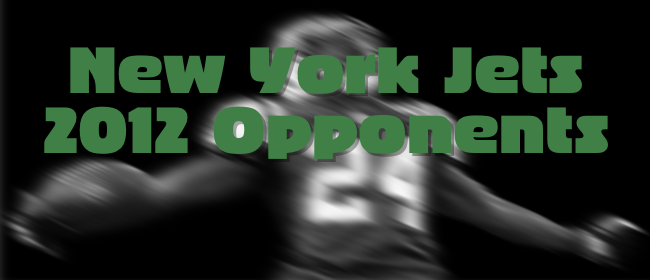 Jets 2012 Opponents