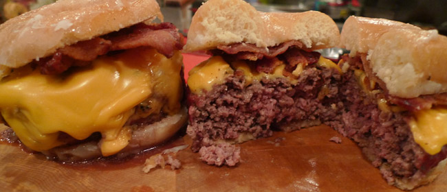 Glazed Donut Bacon Cheeseburger
