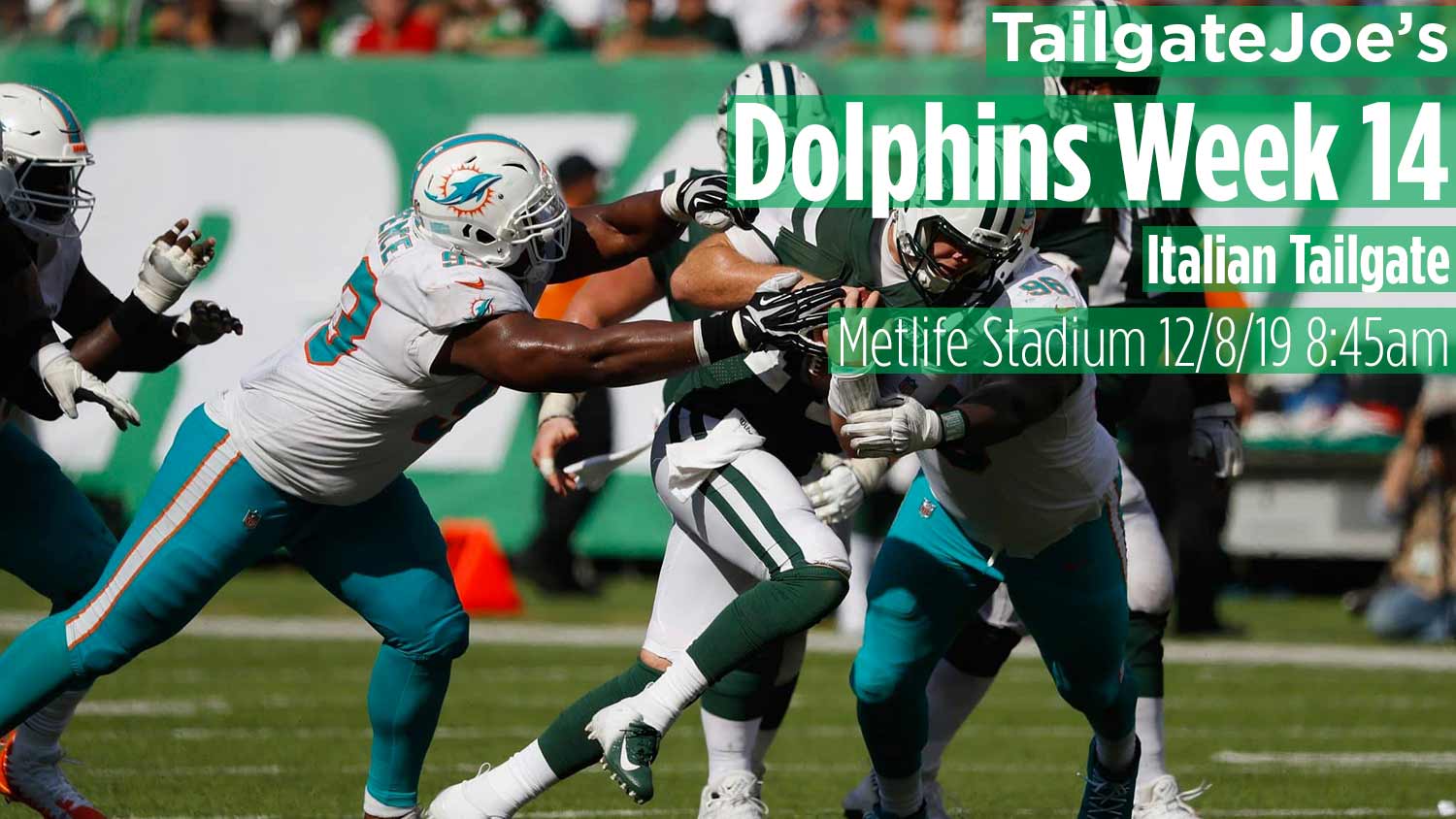 Jets vs Dolphins Tailgate Party - Information