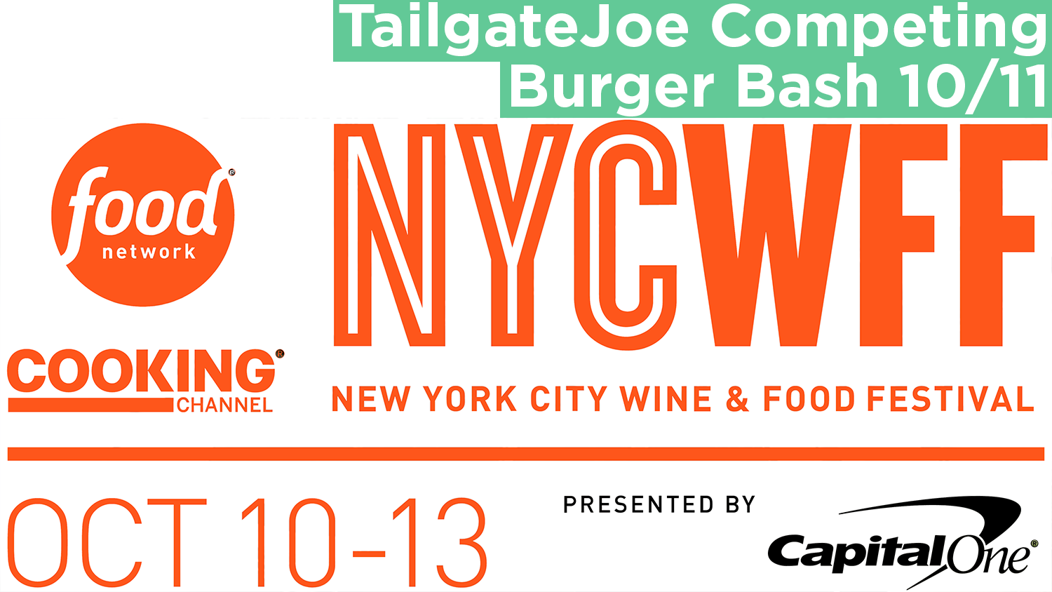 TailgateJoe in burger bash at Food Network NYC Wine & Food Festival